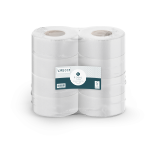 Regal Premium 2 Ply Perforated Jumbo Roll 300m x 8
