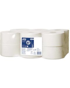 Tork Recycled Mini Jumbo Toilet Roll 2ply Advanced T2 170m x 12
