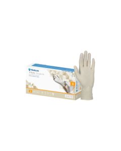 Medicom Vitals Simple Fit Latex Powder Free Gloves, Pack of 100 - Medium