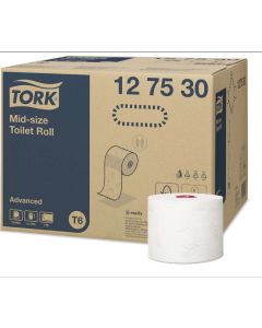 Tork Mid-size Toilet Roll  2ply Advanced T6 100m x 27