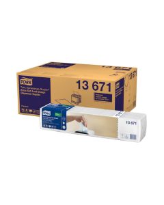 Tork Xpressnap Leaf Design Image Snack White Dispenser Napkin N10  500s x 8