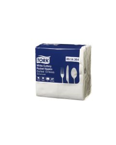 Tork Dinn Npk Quilt Emb 2P Pkt Wht 80X12