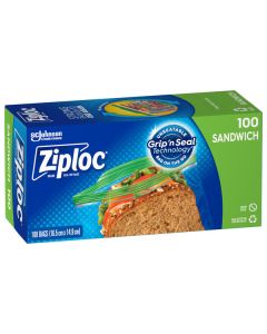 ZIPLOC Sandwich Bag (Pack of 100) x 6