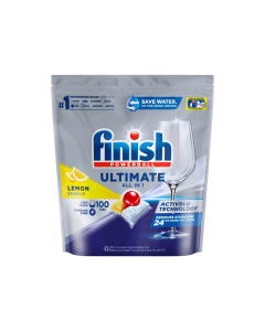 Finish Ultimate All In One Lemon Sparkle 100s x 4