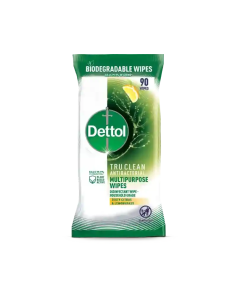 Dettol TRU CLEAN Wipes Zesty Citrus & Lemongrass 90s x 3
