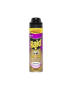 RAID One Shot Double Nozzle Multipurpose Insect Killer Odourless 320g x 6