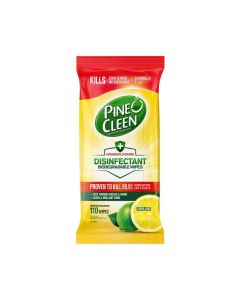 Pine O Cleen Disinfectant Wipes Lemon 110s x 8
