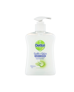 Dettol Liquid Hand Wash (Moisture) Aloe Vera & Vitamin E Pump Refill 250ml x 6