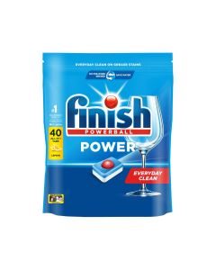Finish Power Dishwashing Tablets Lemon Sparkle 40 Pack x 5