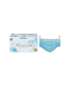 Medicom Premier Plus Lv2 Earloop Mask Blue Pkt/50