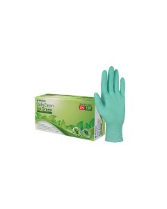Medicom GoGREEN Nitrile Gloves, Pack of 100 - Medium
