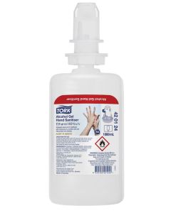Tork Alcohol Gel Hand Sanitiser Australian Made ARTG S4 1000ml x 6