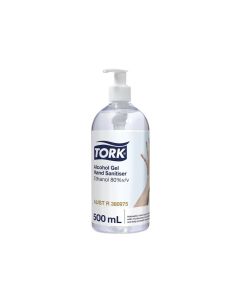 Tork Alcohol Gel Hand Sanitiser Pump Bottle Australian Made ARTG 500ml x 12