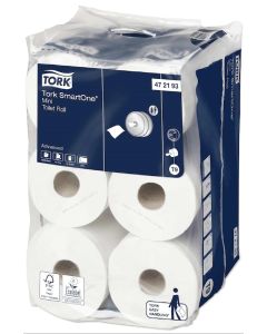 Tork SmartOne Mini Toilet Roll 2ply Advanced T9 620s x 12