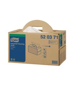 Tork Industrial Cleaning Cloth Grey Folded Handy Box 280s