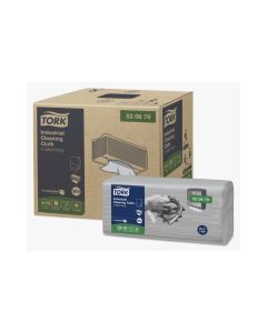 Tork Industrial Cleaning Cloth Grey Folded W4  120s x 4