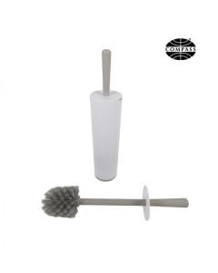 Compass Toilet Brush White & Grey Plastic