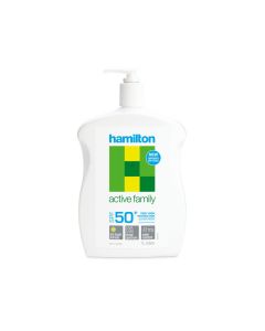 Hamilton Active Family Lotion SPF50+ 1L x 6