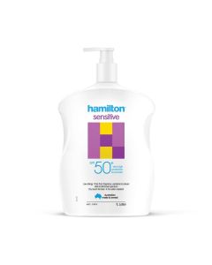 Hamilton Sensitive Lotion SPF50+ 1L x 6