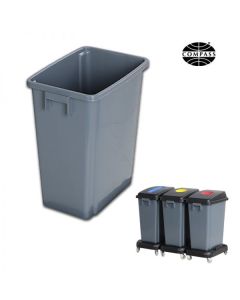 60L Recycling Bin Grey