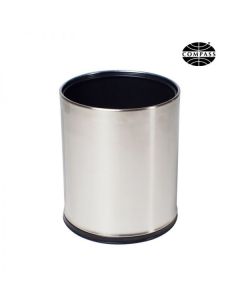 10L Round Brushed Bin