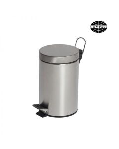 3L Pedal Bin Stainless Steel 17D x 26H cm