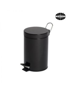 3L Pedal Bin Black 17D x 27H cm