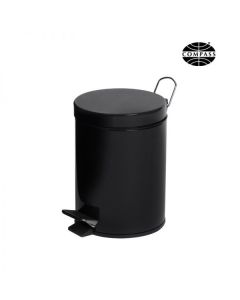 5L Pedal Bin Black 20.5D x 28.5H cm