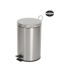 12L Pedal Bin Stainless Steel 24.5D x 39.5H cm
