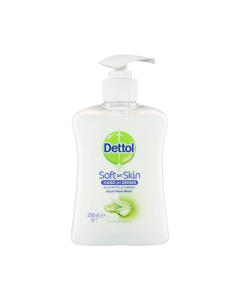 Dettol Liquid Hand Wash Aloe Vera & Vitamin E Pump 250ml x 6
