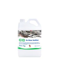 Clean Plus G10 - No Rinse Sanitiser 5L - GECA
