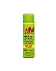 Bushman Insect Repellent 'Plus' Aerosol 20% Deet with Sunscreen 350g x 12