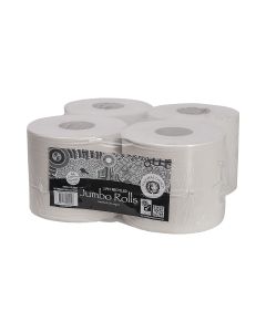 Cultural Choice Jumbo Roll Recycled 1 Ply 500m x 8 Rolls