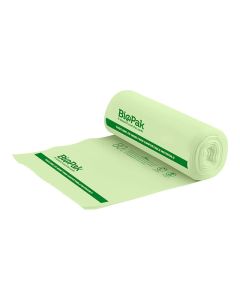 BioPak 80L Compostable Bin Liner, Roll of 20 x 12