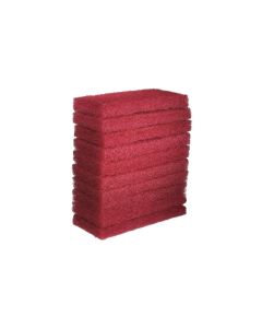 Oates Eager Beaver Pad, Pack of 10 - Red