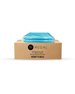 Regal Everyday 77L Bin Liner, Pack of 50 x 10 - Blue