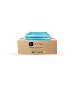 Regal Everyday 77L Bin Liner, Pack of 50 x 10 - Blue