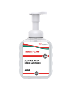 DEB InstantFOAM Alcohol-Based Foam Hand Sanitiser Pump 400ml x 6