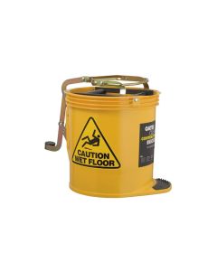 Oates Contractor Wringer Bucket 15L - Yellow