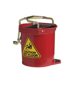 Oates Wide Mouth Wringer Bucket 16L - Red