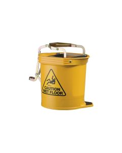 Oates Wide Mouth Wringer Bucket 16L - Yellow