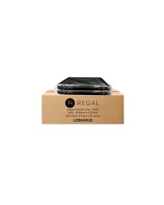 Regal Heavy Duty 140L Bin Liner, Pack of 25 x 4 - Black
