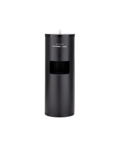 WOWWIPES MATTE BLACK POWDER COATED FLOOR DISPENSER