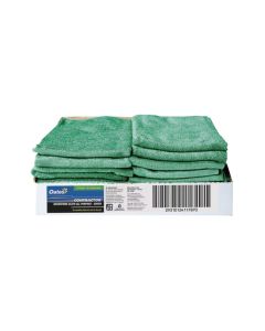 Oates Contractor Microfibre All Purpose Cloths, Pack of 20 - Green