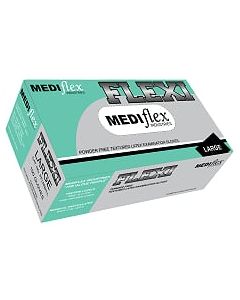 Mediflex Latex Powderfree Glove Large Pkt 100