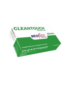 Mediflex Vinyl Foodgrade Glove P/F Clear Medium 100/Box