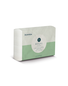 Regal Classic 1 Ply Extra Large Ultraslim Hand Towel 100 Sheets x 24