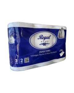 Regal 2 Ply Paper Towel 60 Sheets 3 Rolls x 6