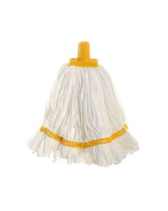 Sabco 350g Premium Grade Microfibre Round Mop - Yellow