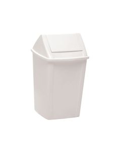 Sabco Swing Top Tidy Bin 30L - White